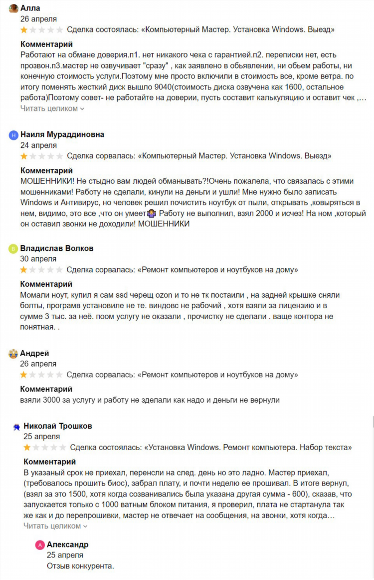 Что означает человек в объявлении на авито