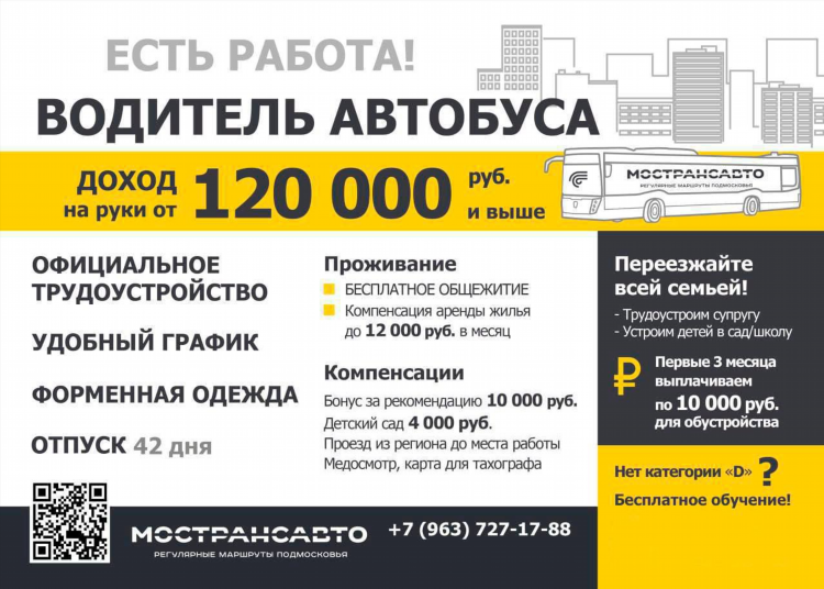 Вакансии водитель в серпухове и районе свежие объявления